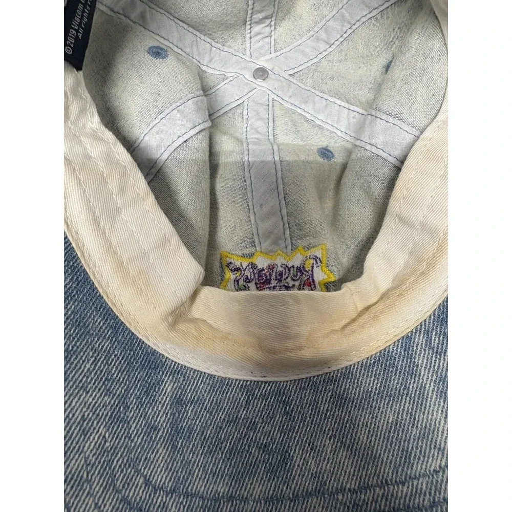 Rugrats‎ Nickelodeon Denim Blue Acid Wash Strapback Hat Cap 2019 Viacom Used